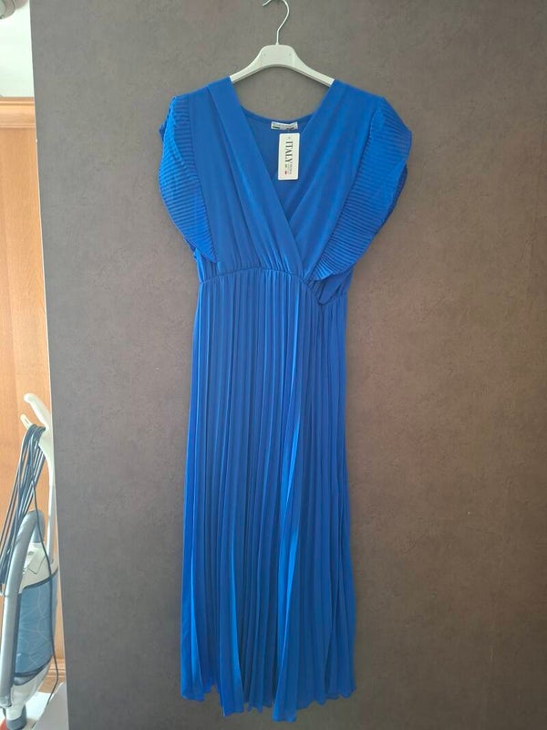 Blauwe jurk(42-46)