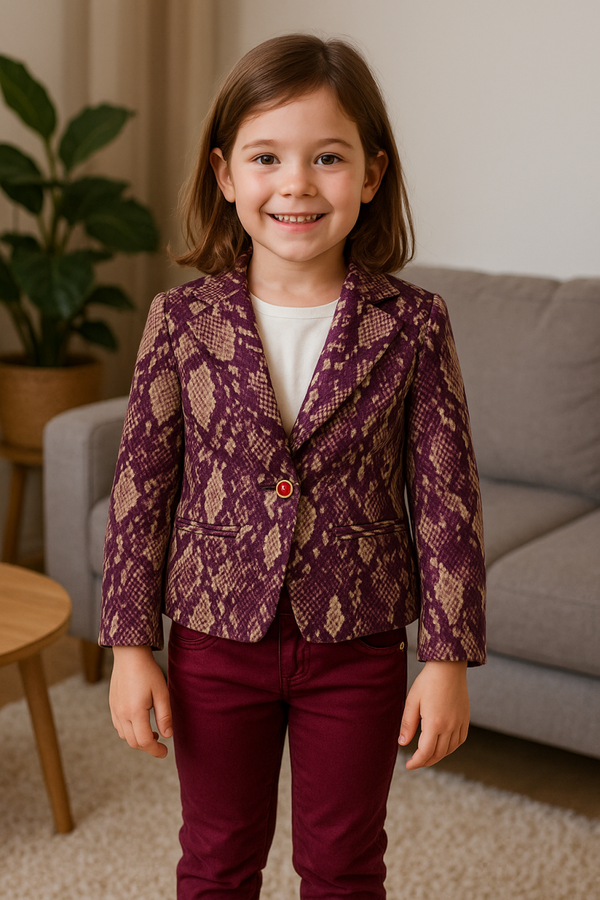 Blazer slangenprint