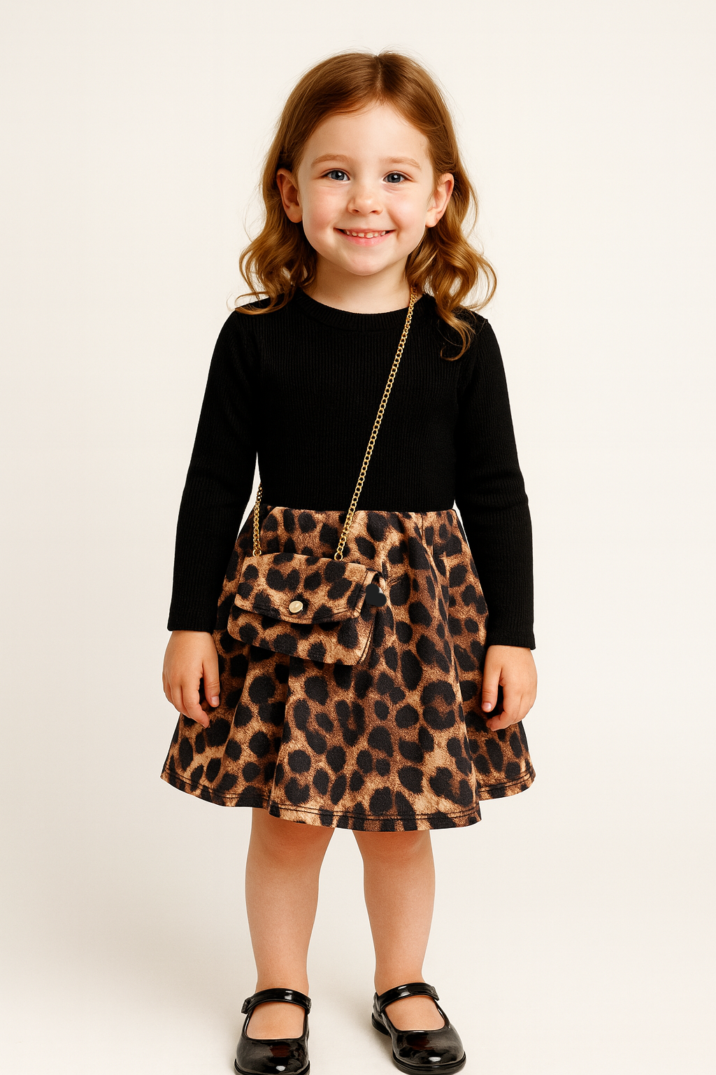 Panter jurk set