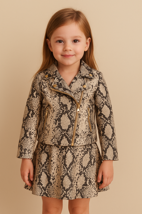 Trendy Snake-Print Seta