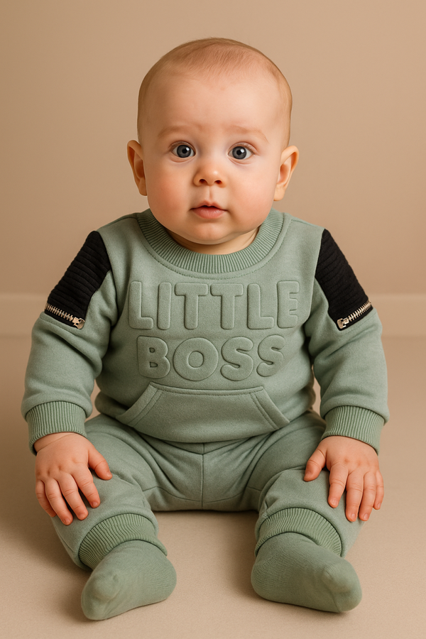 Joggingspak jongens little boss