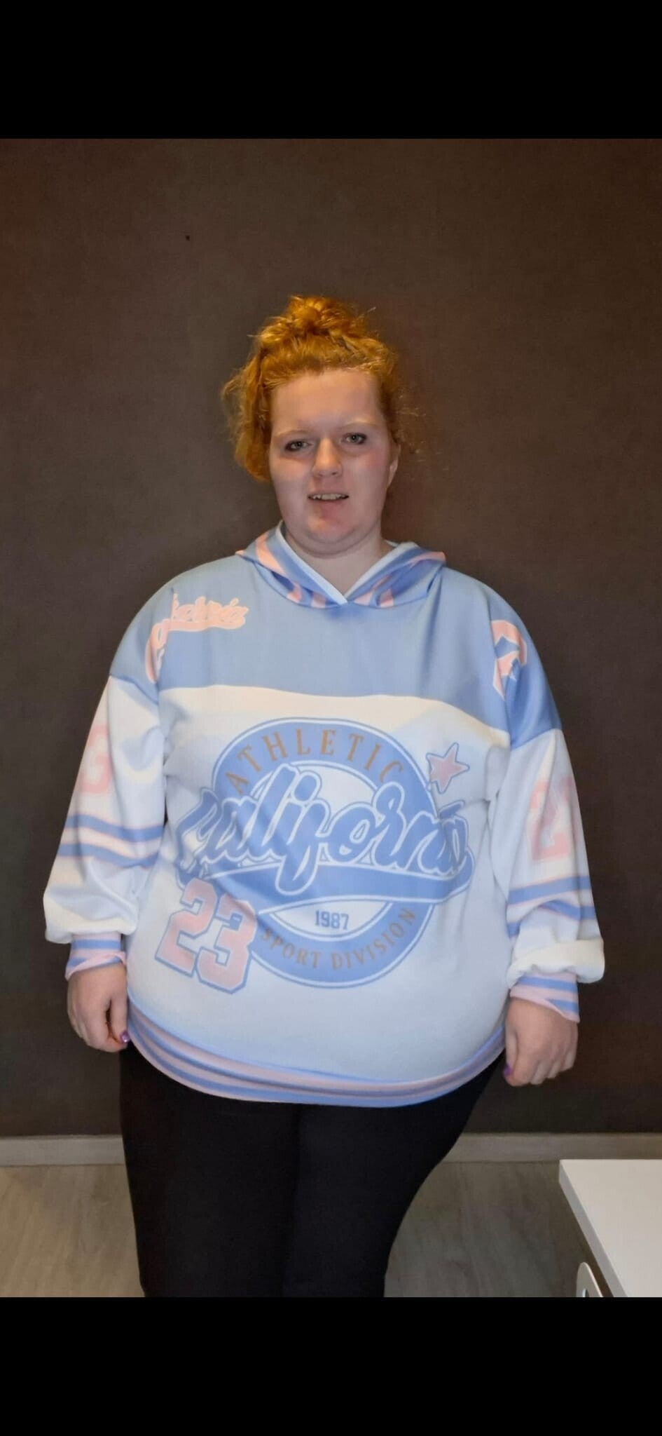 california hoodie- blauw