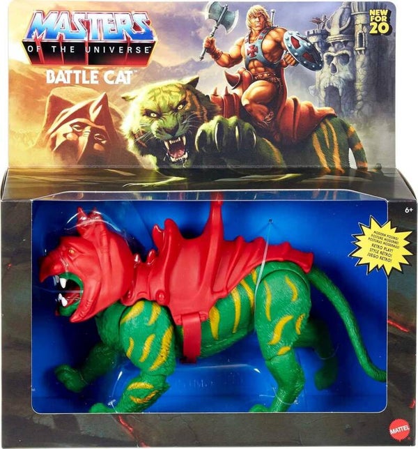 Masters of the Universe Origins Battle Cat Action Figure, He-Man's Tiger-Like Eternian Creature - MOTU , Gift for Kids Age 6 and Older