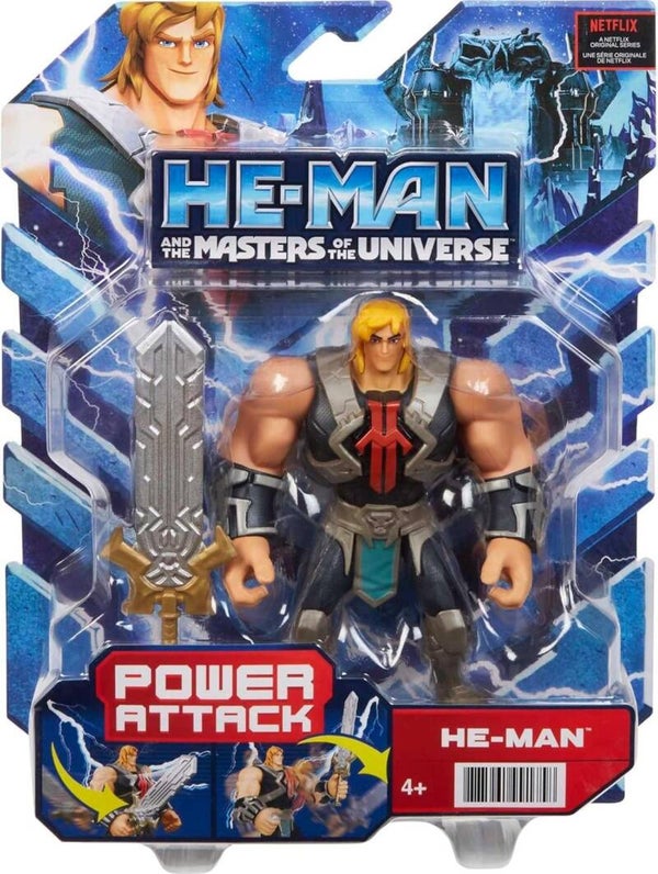 Masters of the Universe ​He-Man and The Masters of the Universe He-Man Action Figures Based on Animated Series for Storytelling Play, Articulated Battle Characters, Gift for 4 Years and Olde