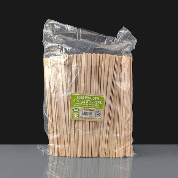 Wooden Coffee Stirrer 190mm Pack Size 1000 Catering