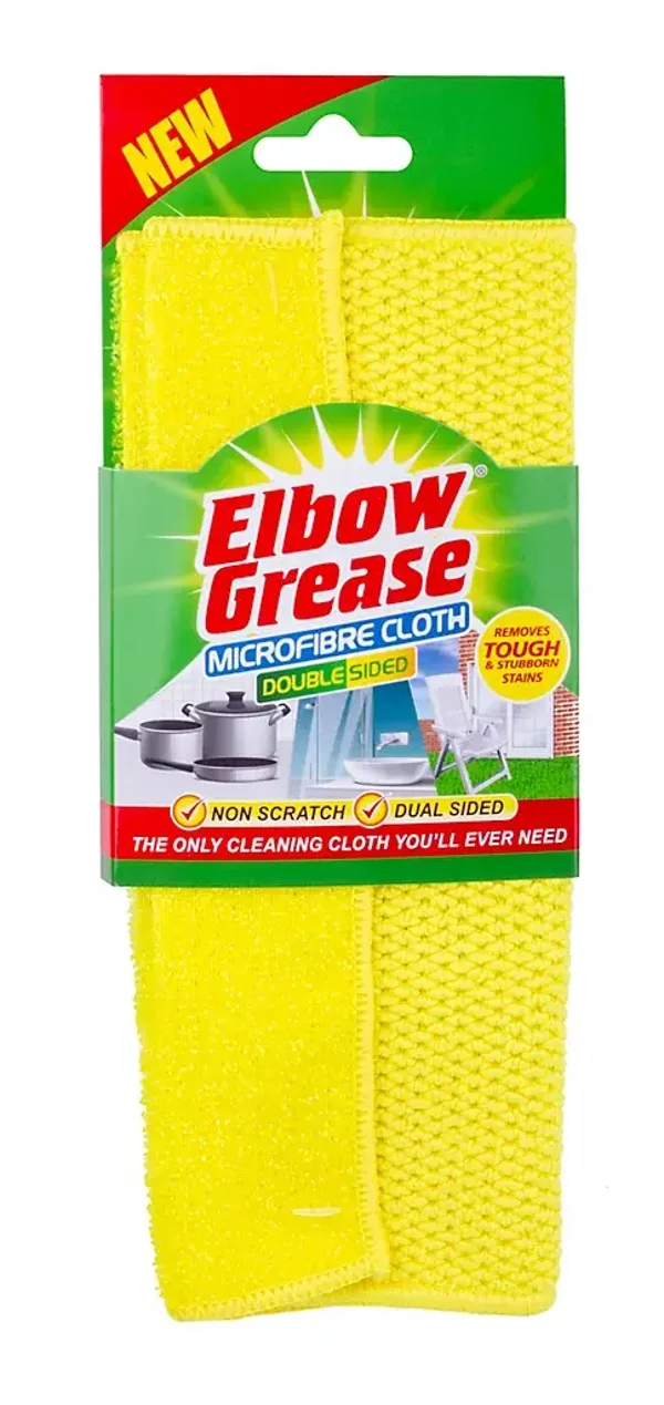 Elbow Grease Double Sided Microfibre Cloth 1 Pack HOUSE