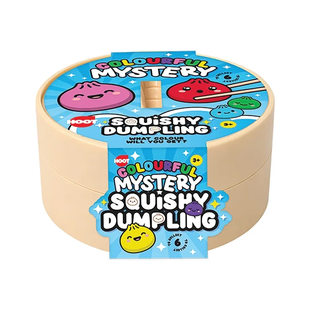 HOOT Colourful Mystery Squishy Dumpling Age 3+ Assorted Designs TOY