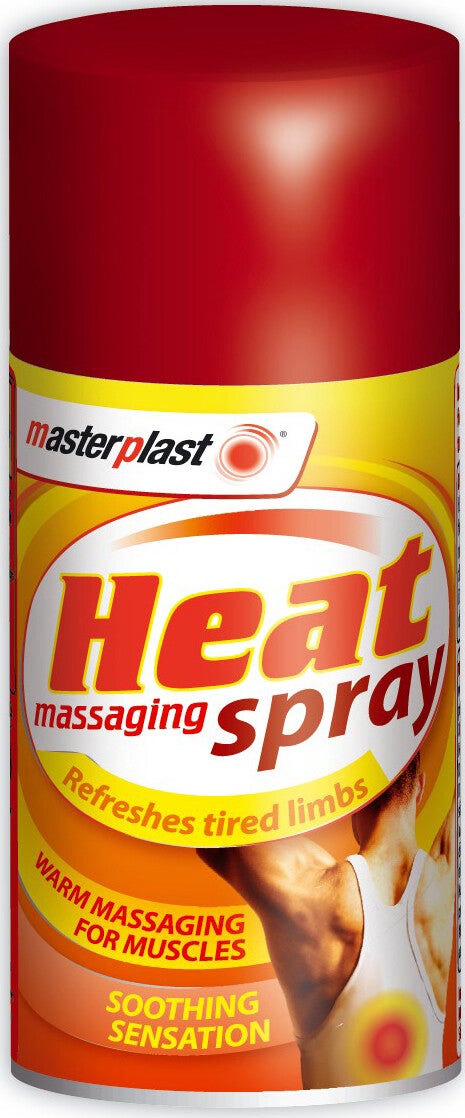 MASTERPLAST HEAT MASSAGING SPRAY 125ML