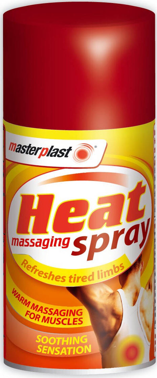 MASTERPLAST HEAT MASSAGING SPRAY 125ML