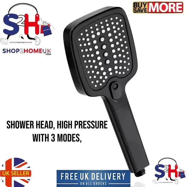 Shower Head, High Pressure Shower Heads with 3 Modes, Power Shower Head