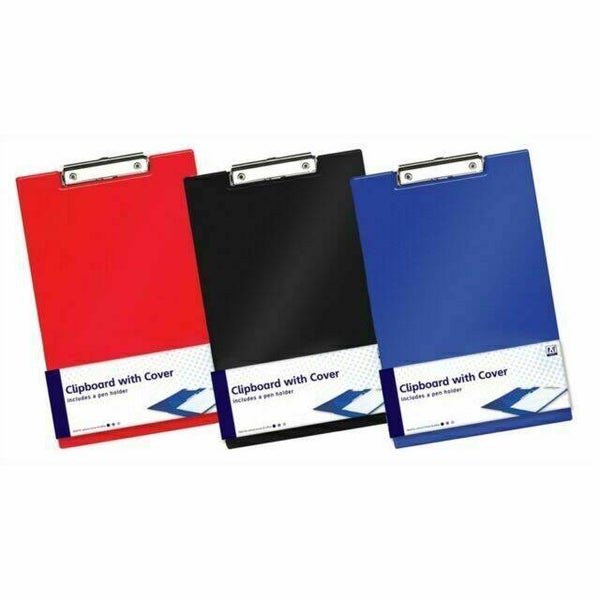 A4 Clipboard With Cover 3 Colour Options OFFICE
