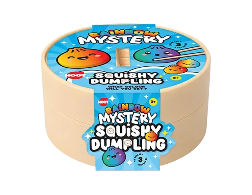 HOOT Rainbow Mystery Squishy Dumpling Age 3+ Assorted Designs TOY