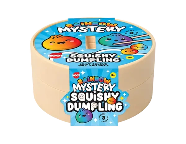 HOOT Rainbow Mystery Squishy Dumpling Age 3+ Assorted Designs TOY