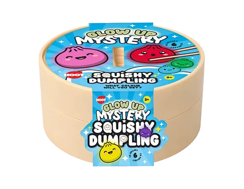 HOOT GLOW UP Mystery Squishy Dumpling Age 3+ Assorted Designs TOY