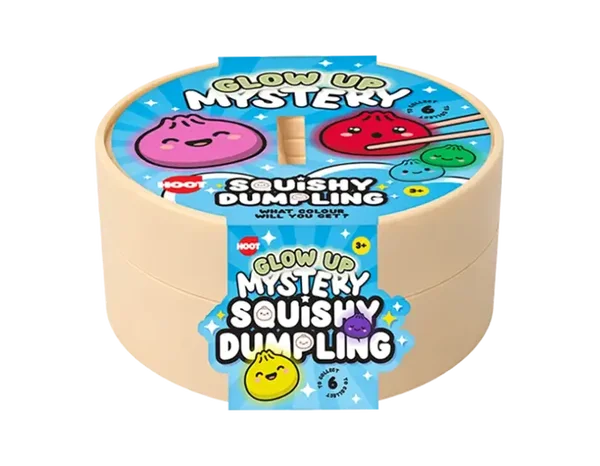 HOOT GLOW UP Mystery Squishy Dumpling Age 3+ Assorted Designs TOY