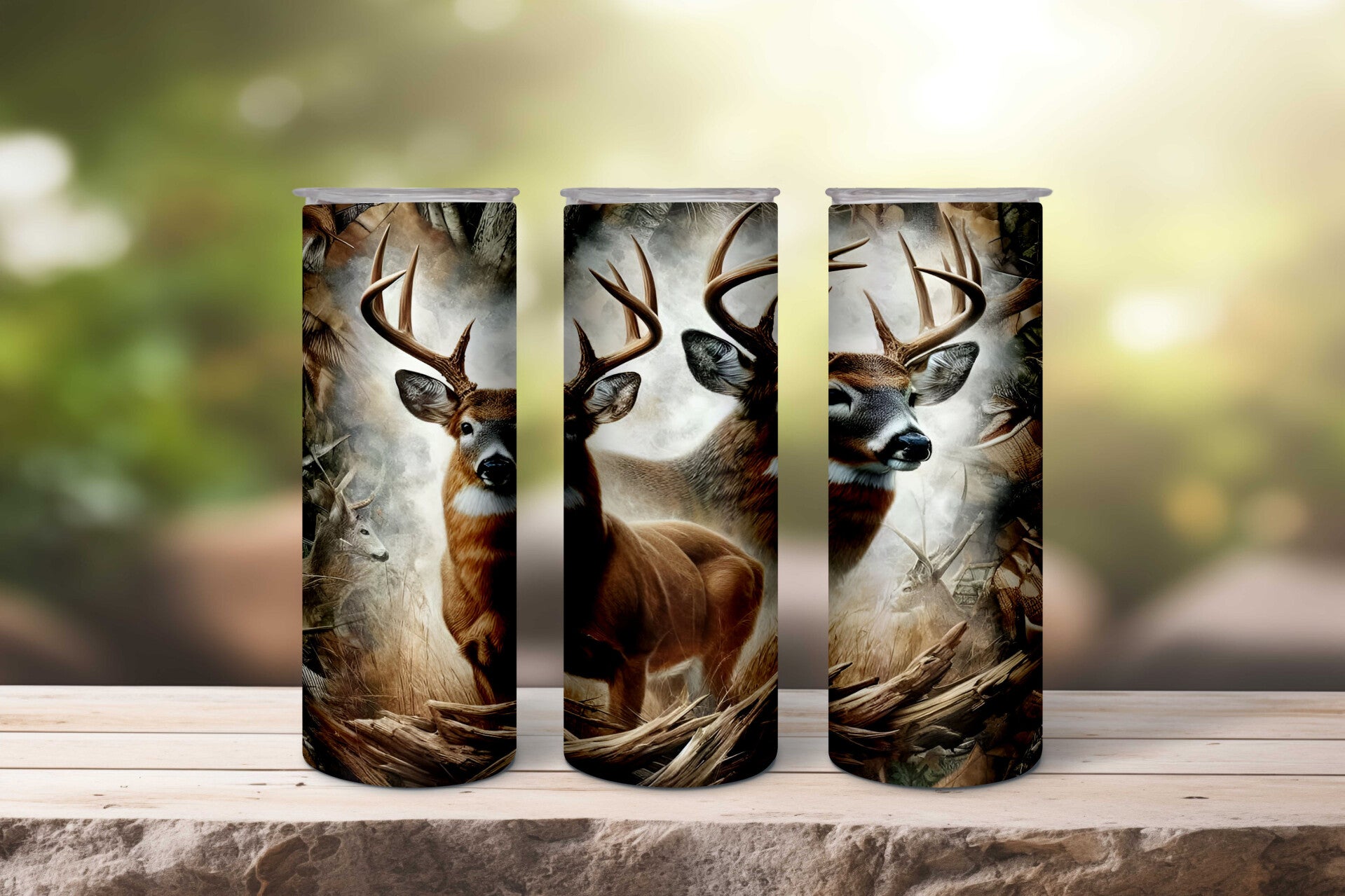 Deer buck tumbler custom personalized