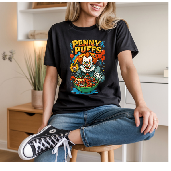 Funny Pennywise Cereal T-Shirt unisex