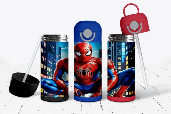 12oz Spiderman tumbler for kids personalized