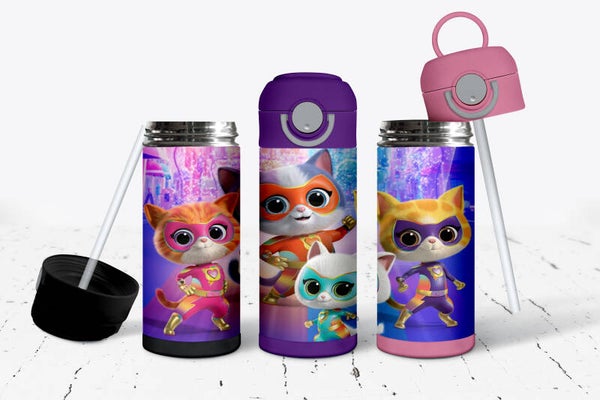 Kittie tumbler for kids stainless steel