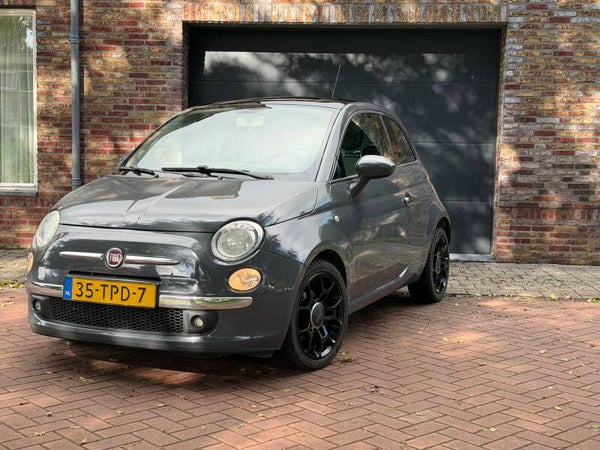 Fiat 500 0.9 Twinair 2011 Grijs lounge panoramadak