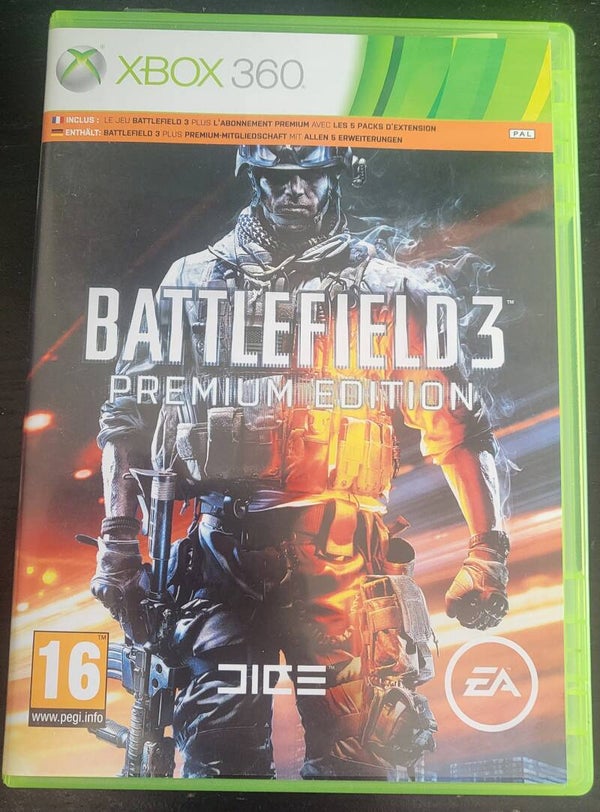 Battlefield 3 Premium Edition X Box 360