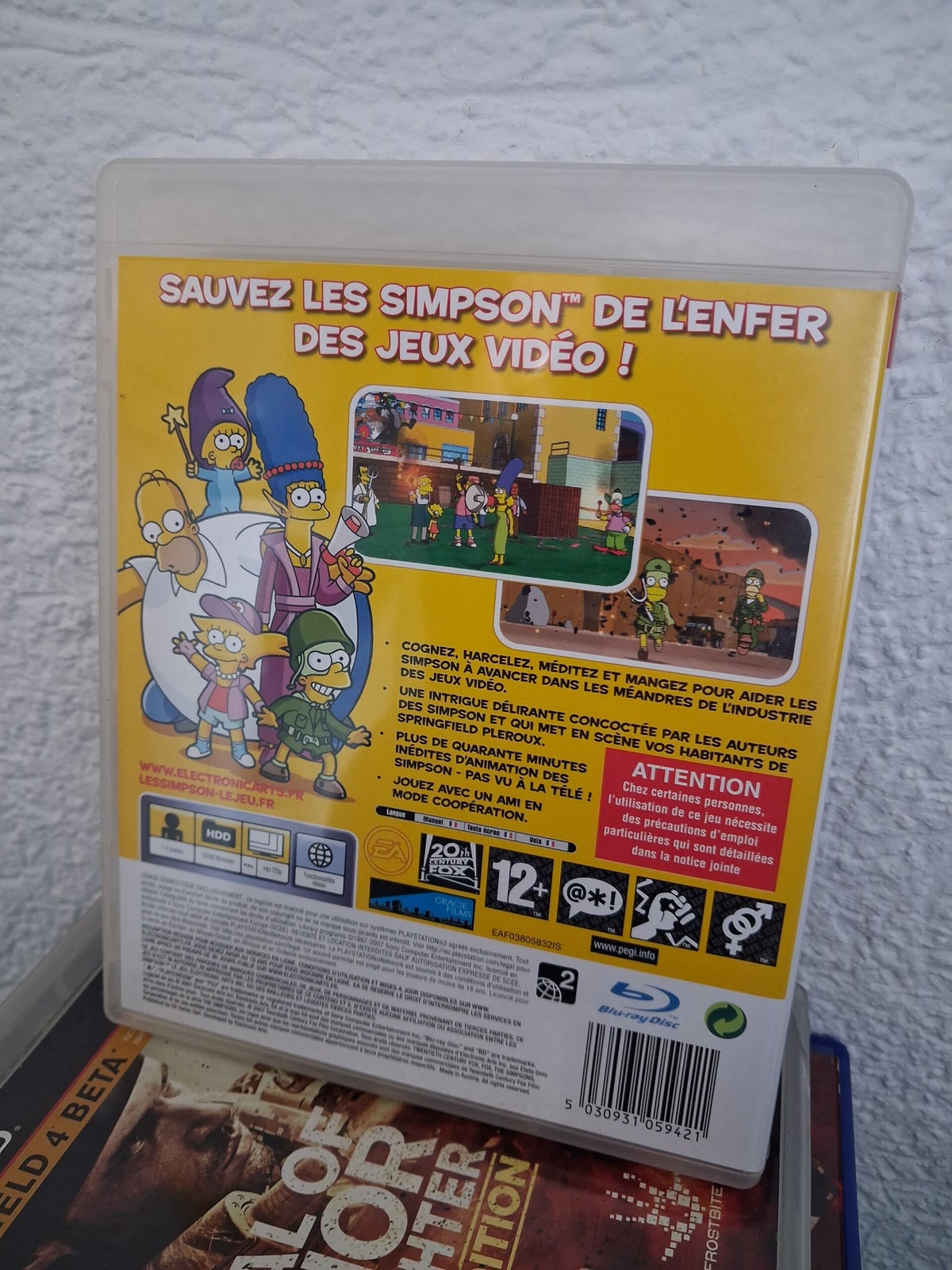 Les Simpsons Le Jeu Playstation 3 - Retromania Les Simpsons Le Jeu Playstation 3 - Retromania