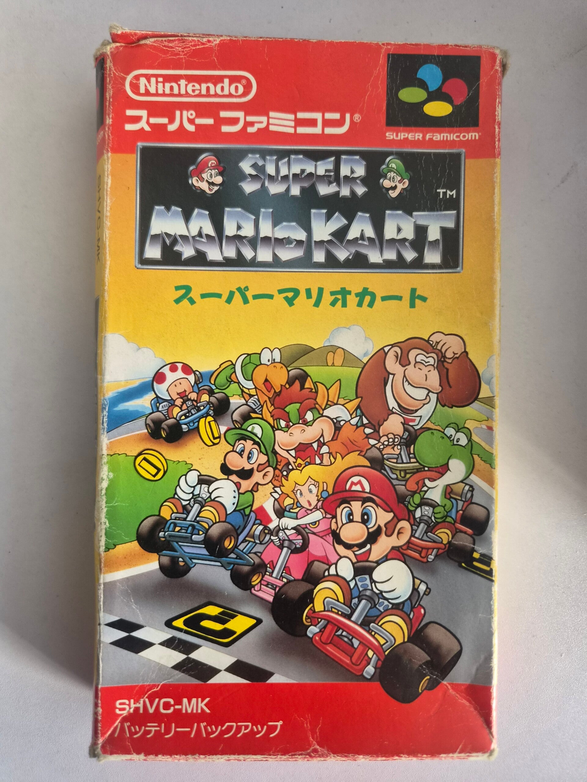Super Mario Kart Super Famicom en boîte