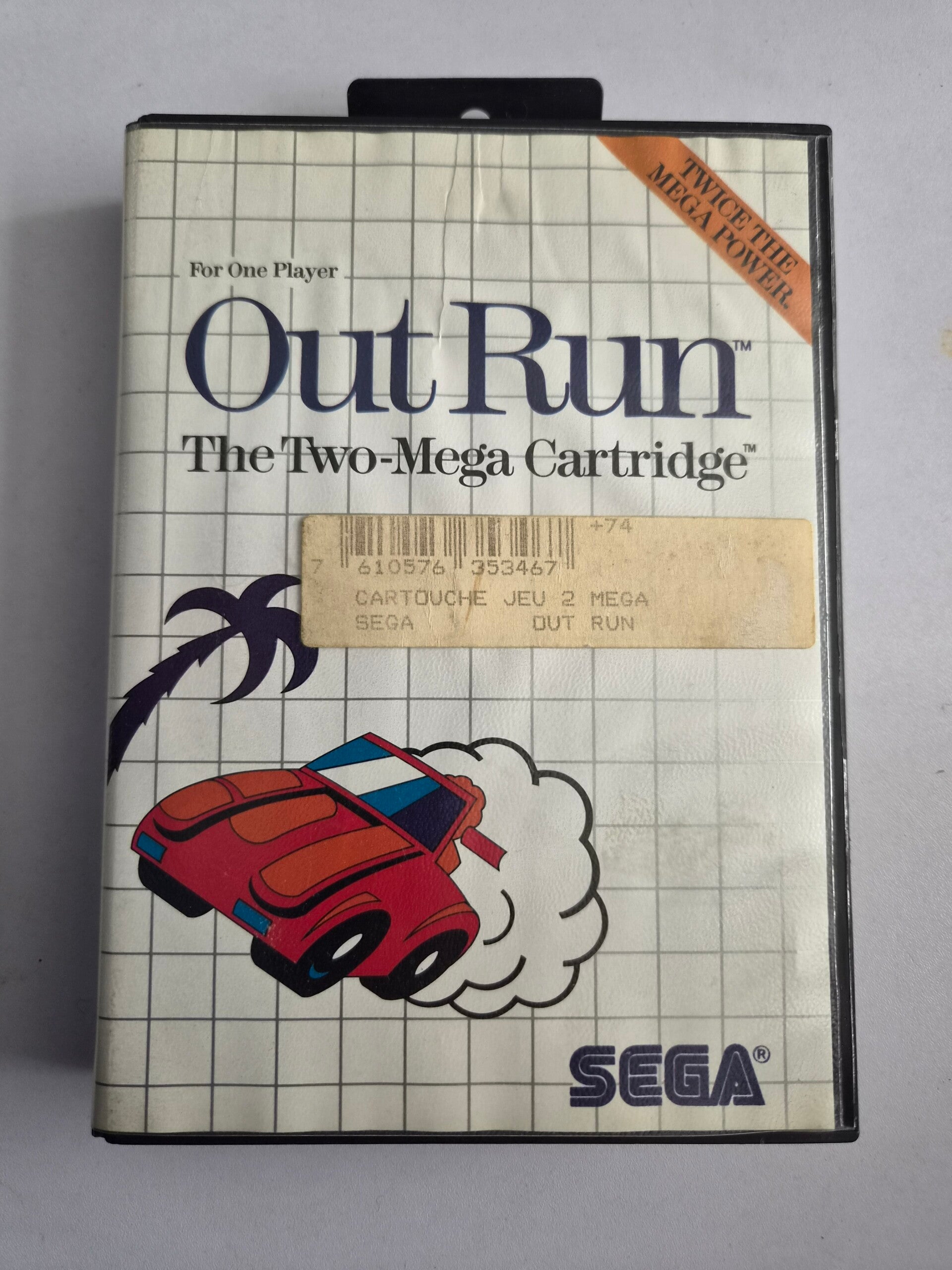 Out Run Master System en boîte