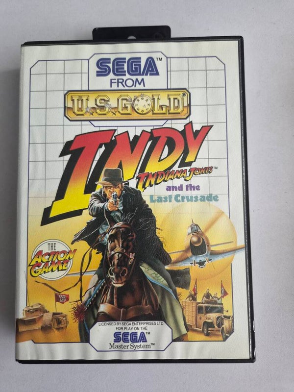 Indiana Jones and the Last Crusade Master System en boîte