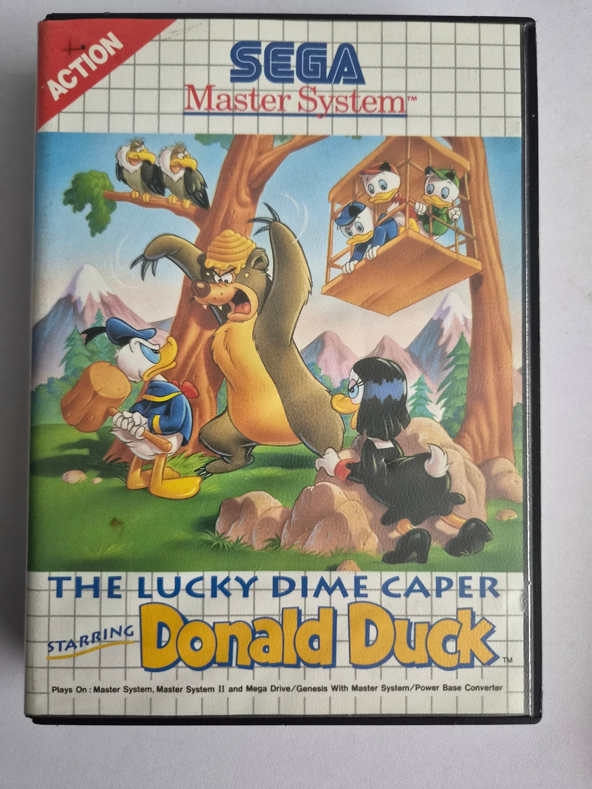 The Lucky Dime Caper starring Donald Duck Master System en boîte