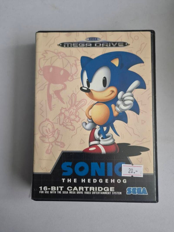 Sonic The Hedgehog Mega Drive en boîte