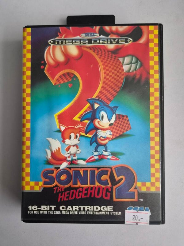 Sonic The Hedgehog 2 Mega Drive en boîte
