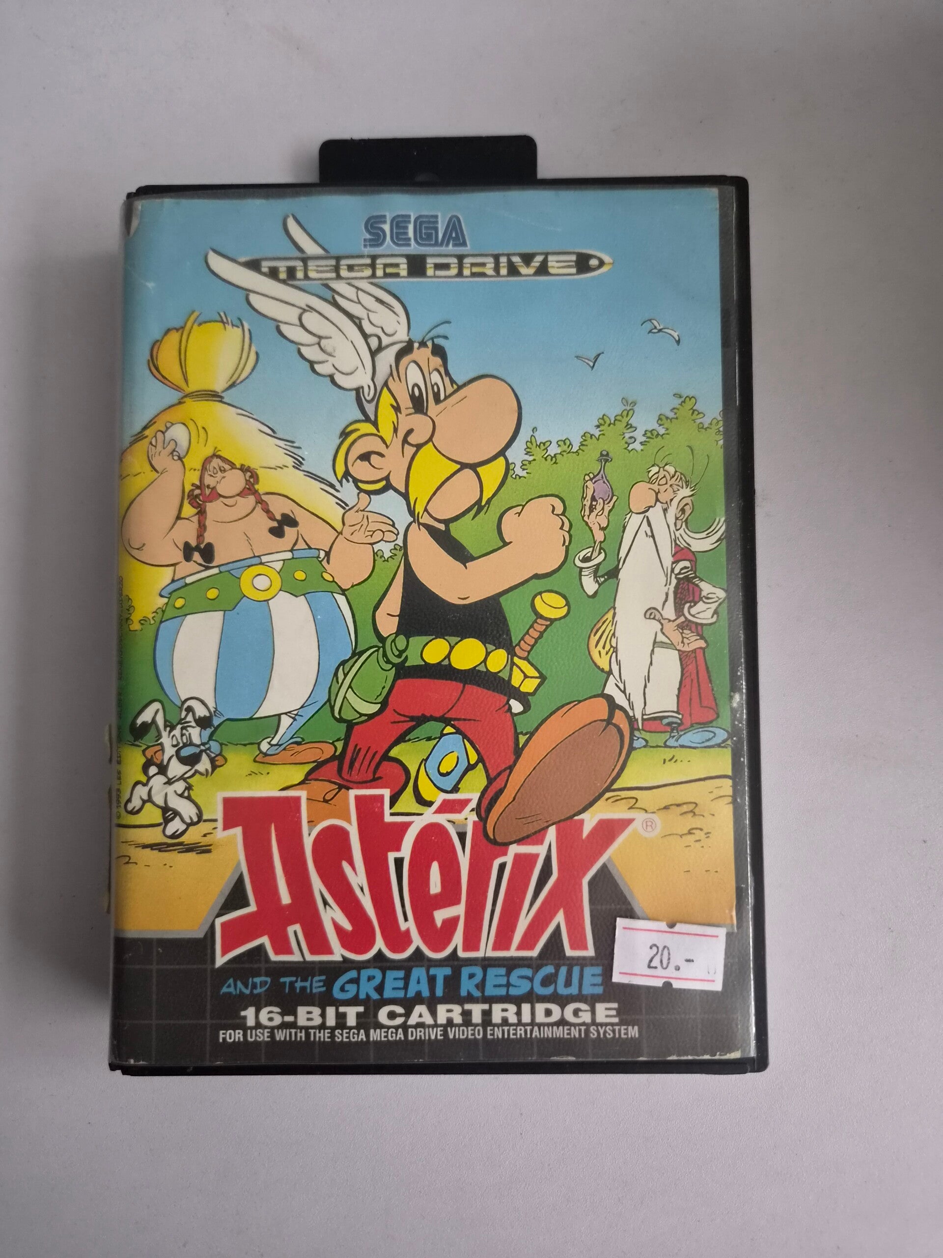 Astérix and the Great Rescue Mega Drive en boîte