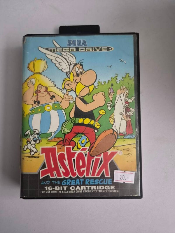 Astérix and the Great Rescue Mega Drive en boîte