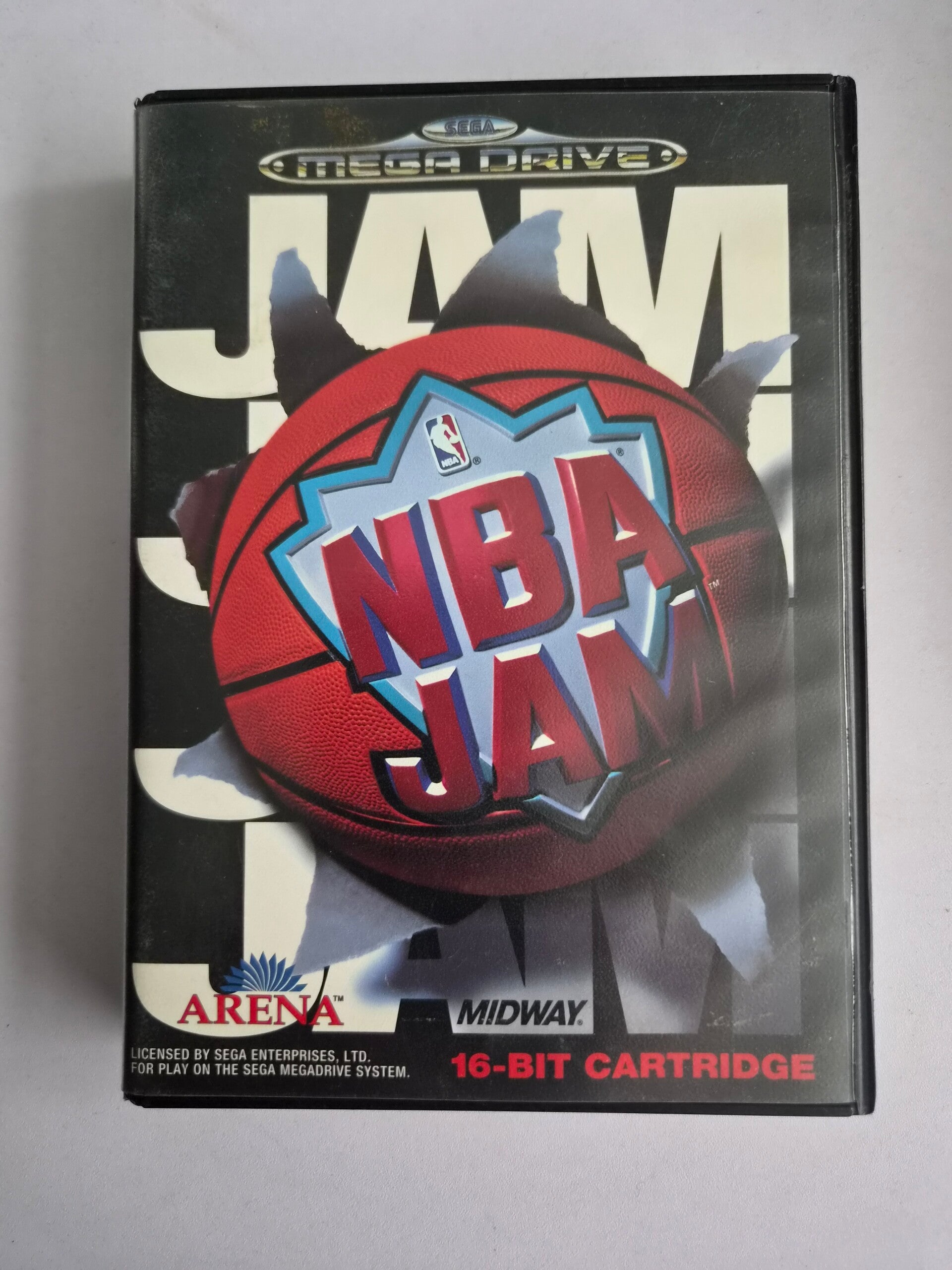 NBA Jam Mega Drive en boîte