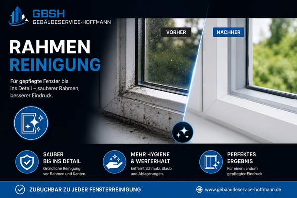 Rahmenreinigung XS kleines Fenster  bis 80 x 60 cm