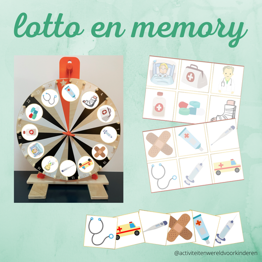 Ziek zijn - lotto/memory