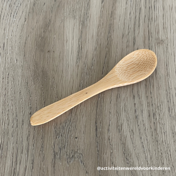 Houten lepel - 9 cm