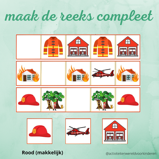 Brandweer - Maak de reeks compleet