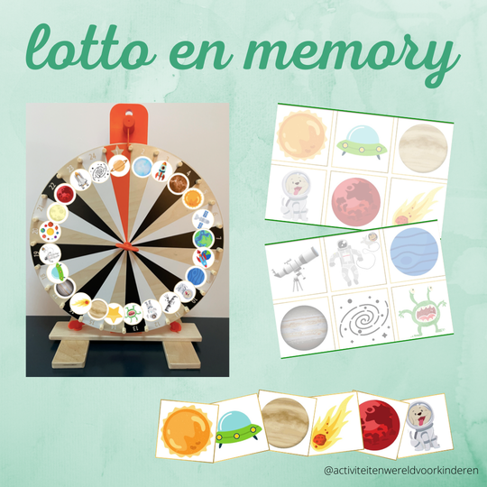 Ruimtevaart - lotto/memory