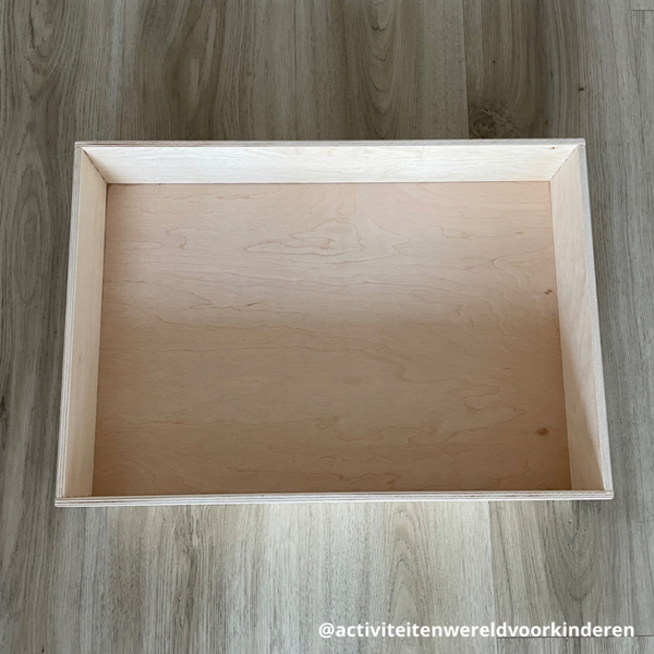 Houten speelbak