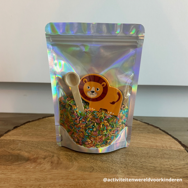 Traktatie & cadeau zakje - Dierentuin (groot)