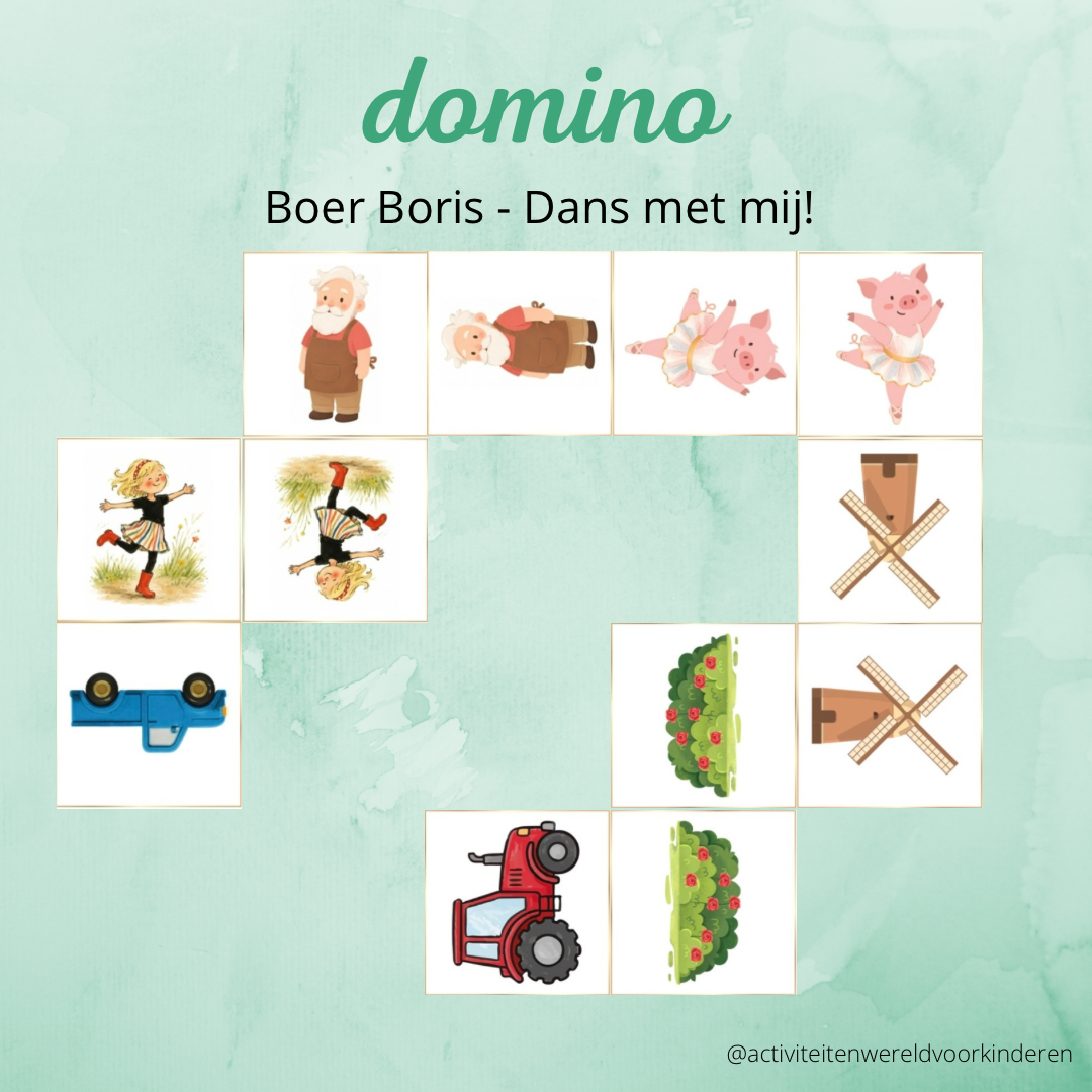 Boer Boris, dans met mij! - Domino
