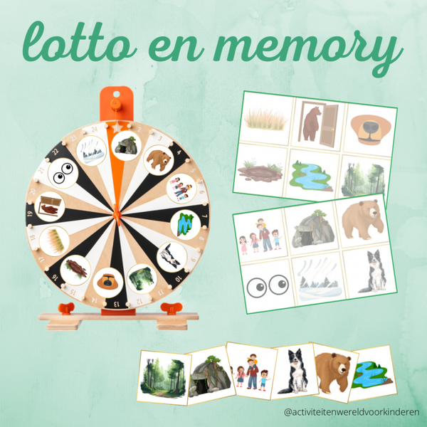 Wij gaan op berenjacht - Lotto/memory