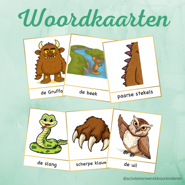 De Gruffalo - woordkaarten
