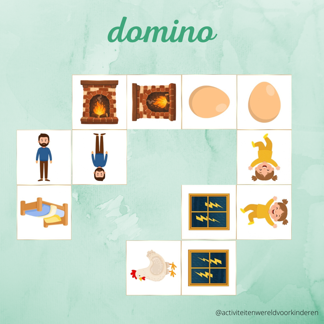 De kipjes en de geit - Domino