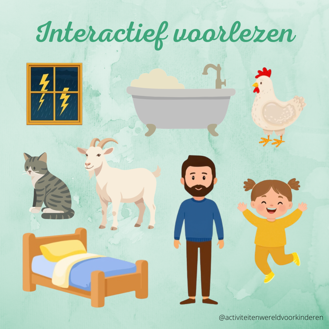 De kipjes en de geit - Interactief voorlezen
