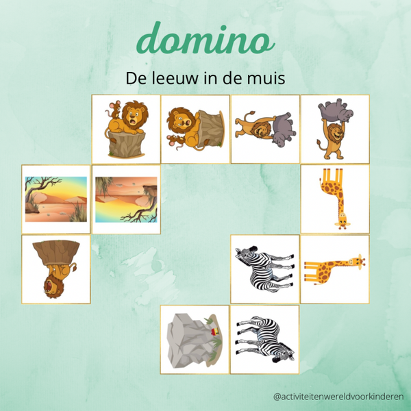 De leeuw in de muis - domino
