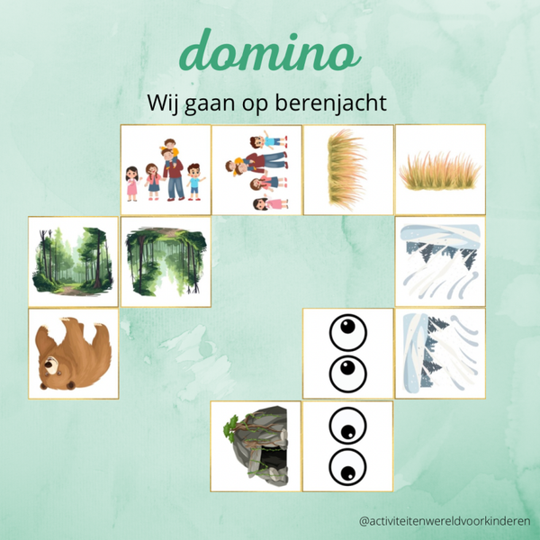 Wij gaan op berenjacht - domino