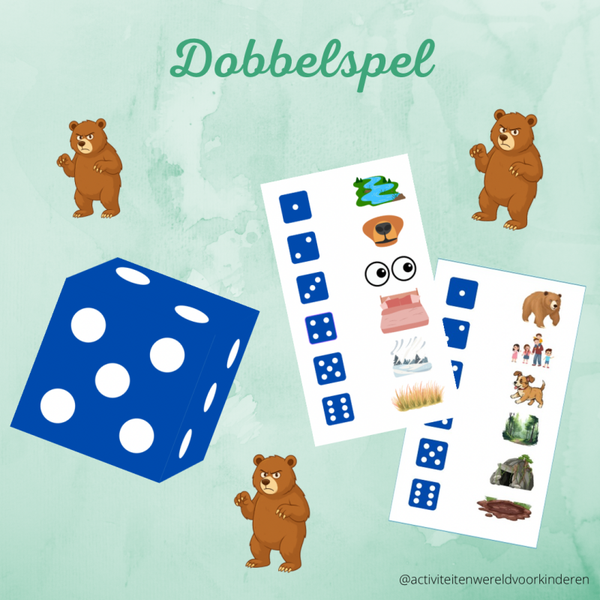 Op berenavontuur - dobbelspel